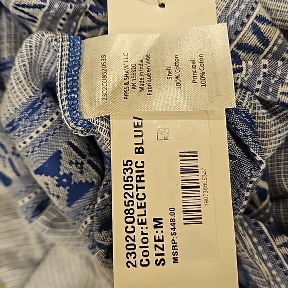 💕VERONICA BEARD💕 McKinney Strapless Cotton Maxi Dress Electric Blue Medium NWT - Picture 16 of 16